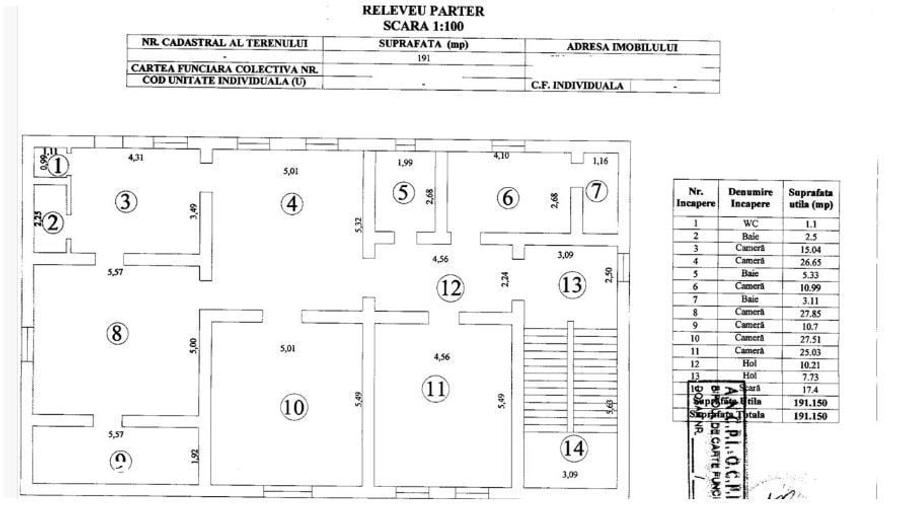 Casă cu Teren 5270 Mp în Central