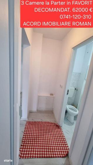 Apartament cu 3 camere decomandat în Central