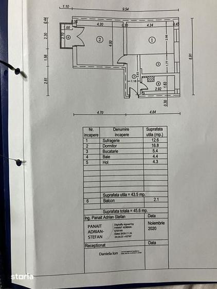 apartament doua camere complet mobilat , centrala si aer conditionat - 3
