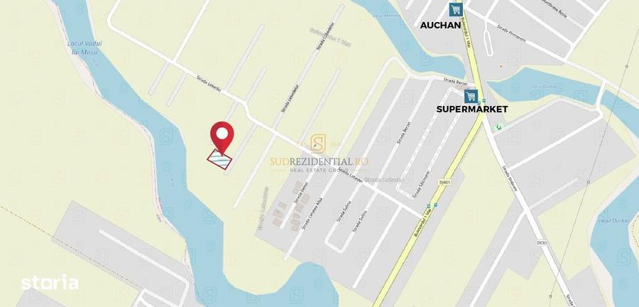 Teren intravilan 530 mp cu dubla deschidere - Comuna Berceni - 2