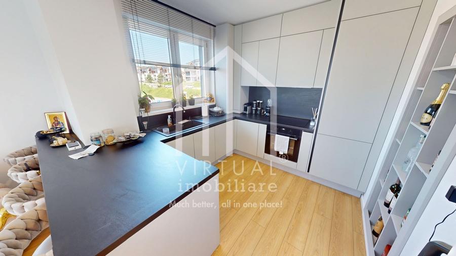 Ap cu 2 camere, 54mp utili, balcon, mobila, parcare, Cristian - 6