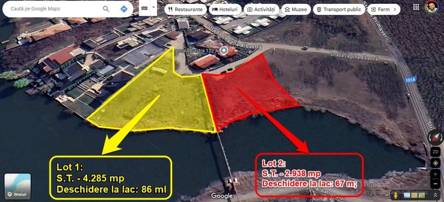 De Vanzare! Teren intravilan cu deschidere la lac - 3