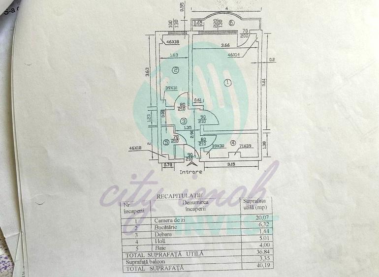 Garsoniera 40 mp utilata si mobilata- Prosper-13 Septembrie - 3