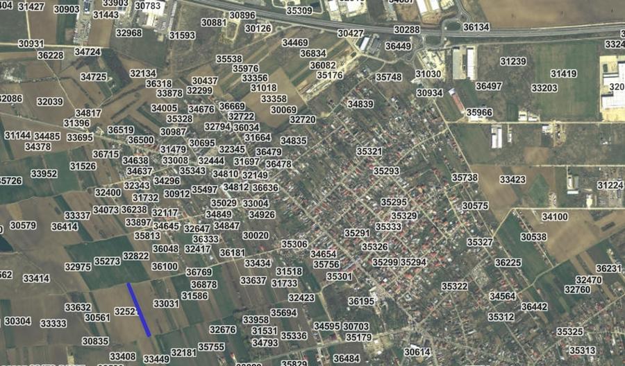 Bolintin-Deal 2 loturi de teren extravilan 7800 mp si 2500 mp, pret negociabil - 1