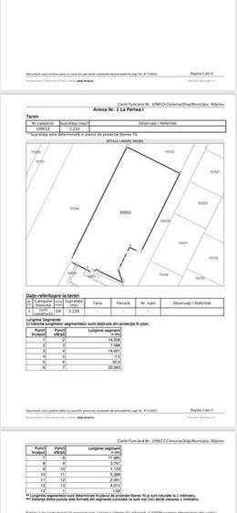 Teren 2233 mp  intravilan  Rasnov  Brasov - 2