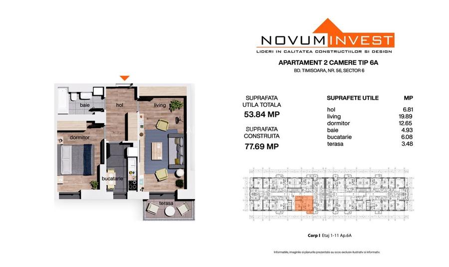Apartament 2 camere I Parcul Liniei I Metrou Gorjului 600m