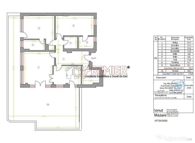 Penthouse exclusivist cu terasa proprie de 80 mp - 6
