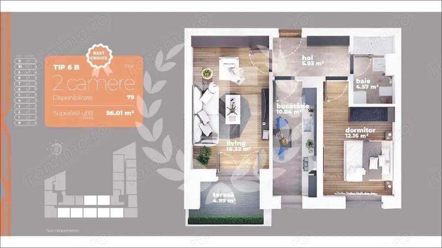 Apartament 2 camere | Decomandat | Pre? Promo?ional - 4