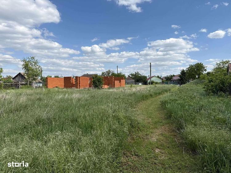 Teren 1907mp, ingradit,40ml frontm cu proiect casa Parter sat Les - 2