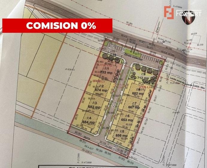 Teren intravilan de 6346 mp intravilan la asfalt, Mosnita Noua - 1