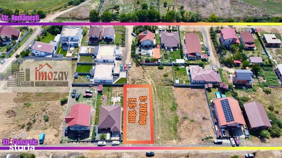 Parcela de vanzare Mosnita Noua, Strada Comarnic - 1
