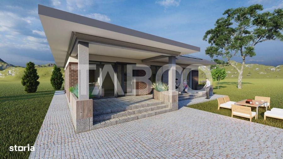 Casa noua de vanzare cu 3 camere Sura Mica Sibiu 500 mp teren - 4