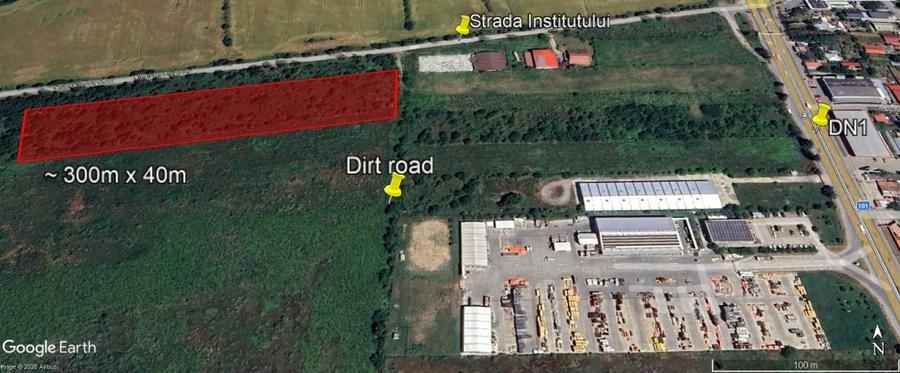 Teren intravilan | rezidential-industrial 12.280mp Balotesti – DN1 Value Center - 2