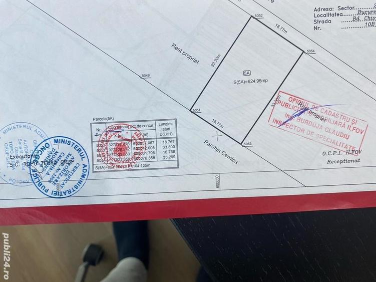 Teren de 700 mp, în Central