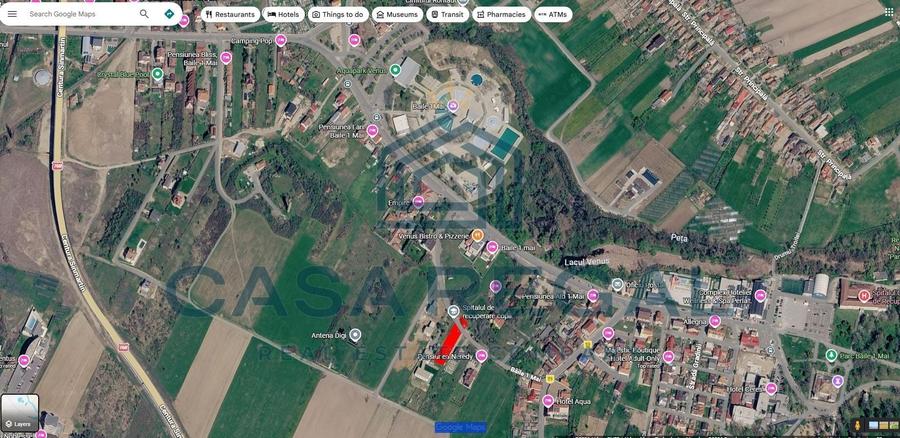 Teren Construcții intravilan de 1700 mp, în Băile 1 Mai