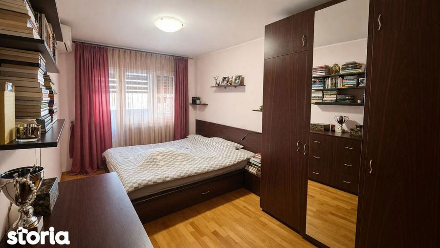 Apartament cu 3 camere decomandat, mobilat în Tineretului