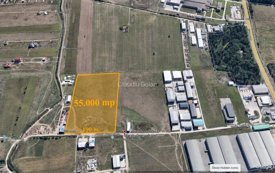 Teren logistic - Otopeni - Str. Avram Iancu - Parcelabil