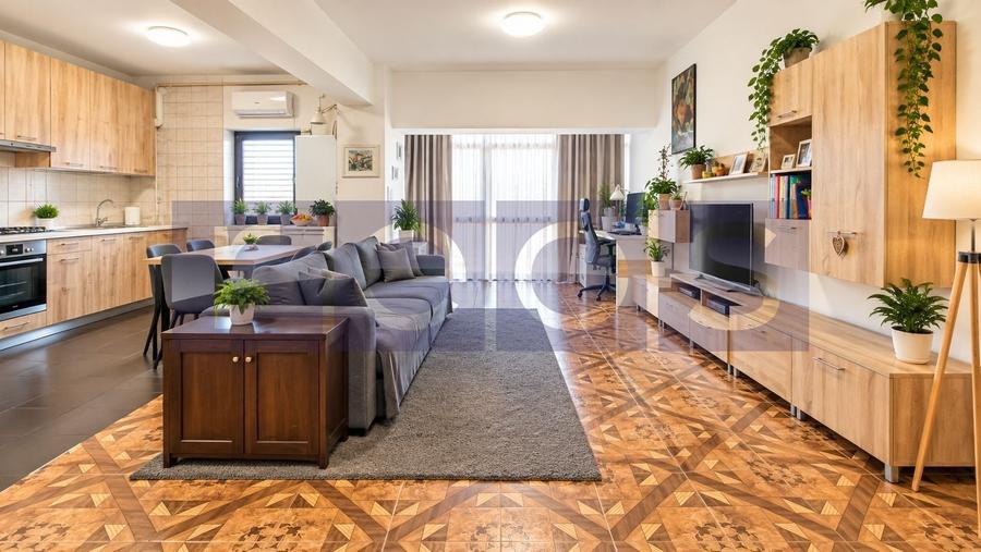 Apartament cu 3 camere decomandat, mobilat în Panduri