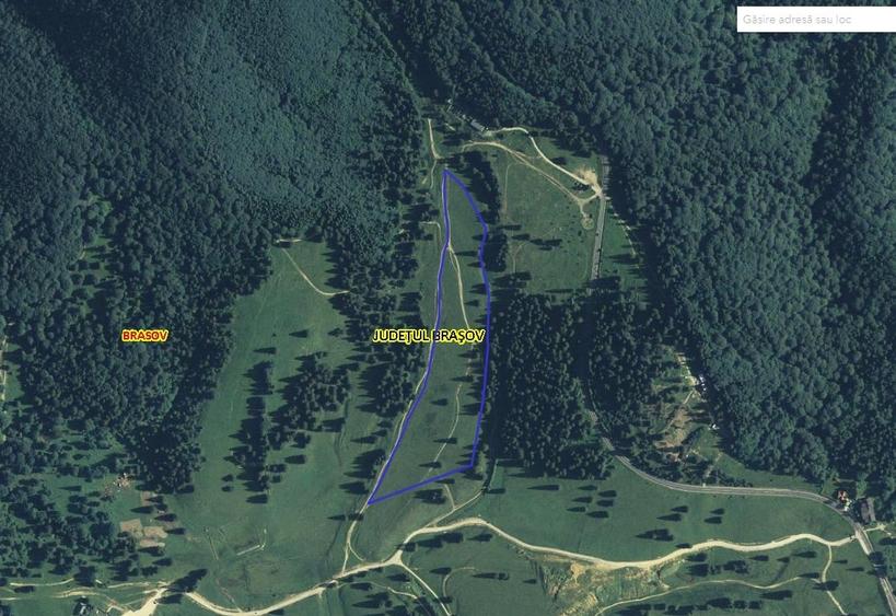 Teren intravilan de 100000 mp, în Poiana Brașov
