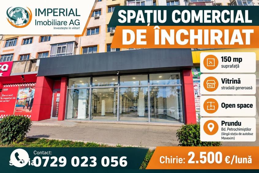 Spațiu comercial, de 150 mp, în Tudor Vladimirescu