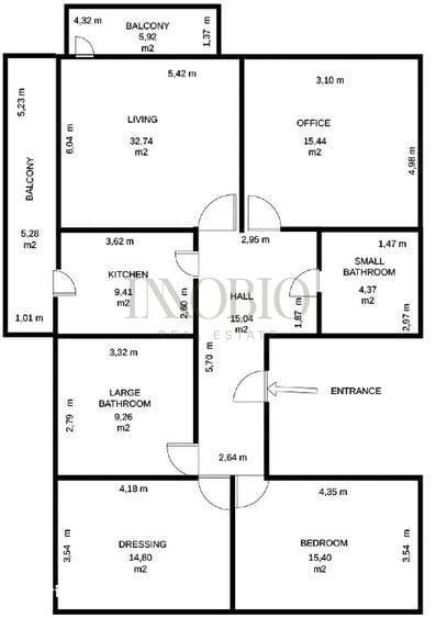 Apartament cu 4 camere / Primaverii / Loc de parcare - 7