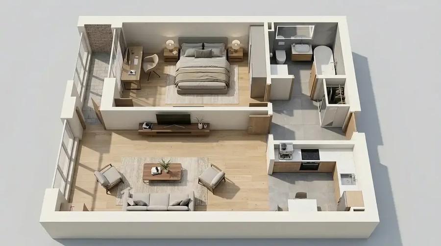 Apartament 2 camere Premium Catedrala Națională - 10