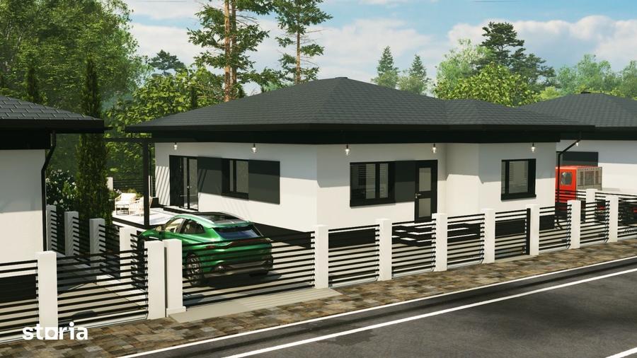Casă cu 4 camere cu Teren 387 Mp în Păulești