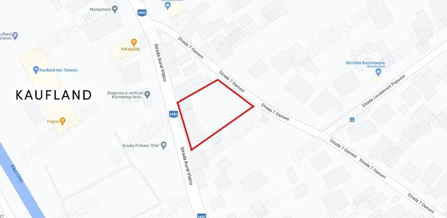 Teren de 1137 mp, în Tătărași