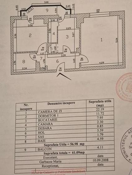 Apartament cu 2 camere decomandat, mobilat în Iancului