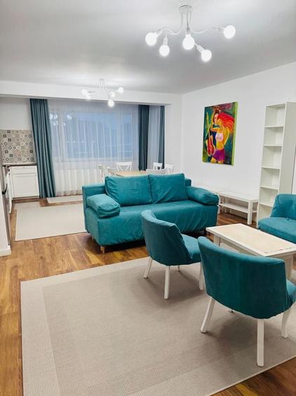 Apartament cu 2 camere semidecomandat, mobilat în Pipera — fotografia 1