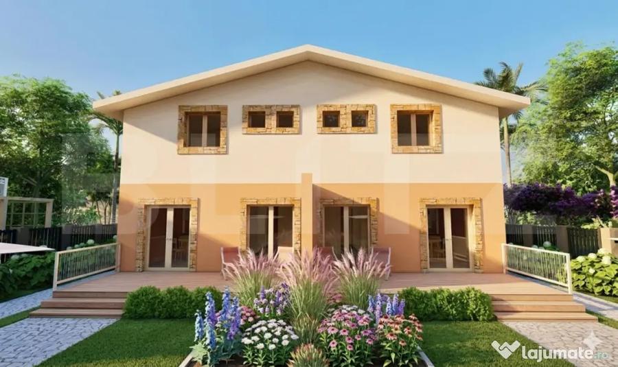 Casa tip duplex, 5 camere, 2 bai, teren 300 mp, Giroc - 1