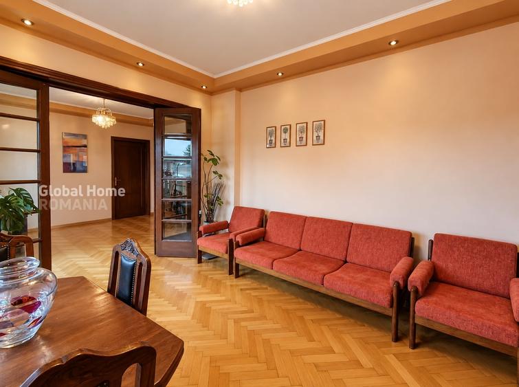 Apartament cu 5 camere semidecomandat, mobilat în Domenii