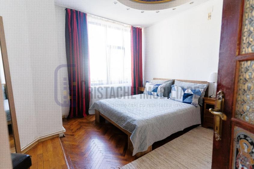 Apartament cu 6 camere decomandat, mobilat în Știrbei Vodă