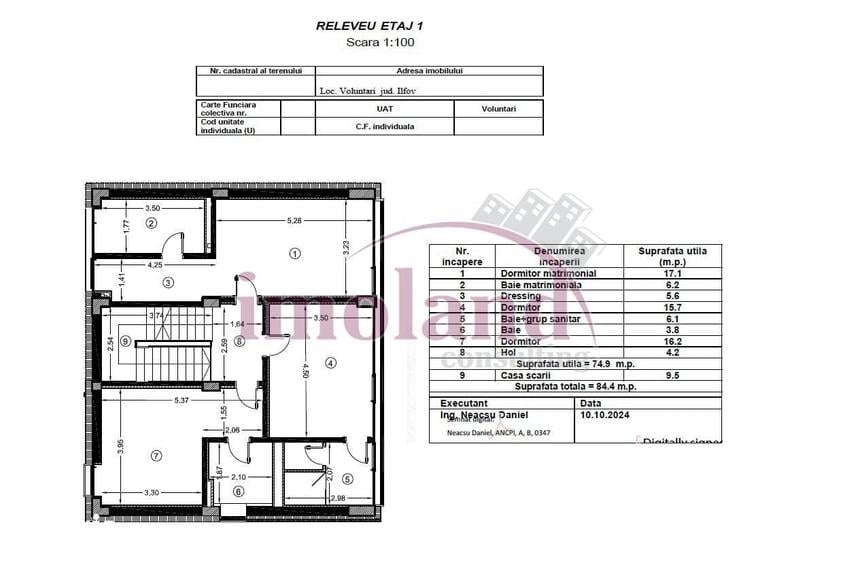 Vanzare - vila NOUA - 6 camere+curte - Iancu Nicolae-Pipera - 2