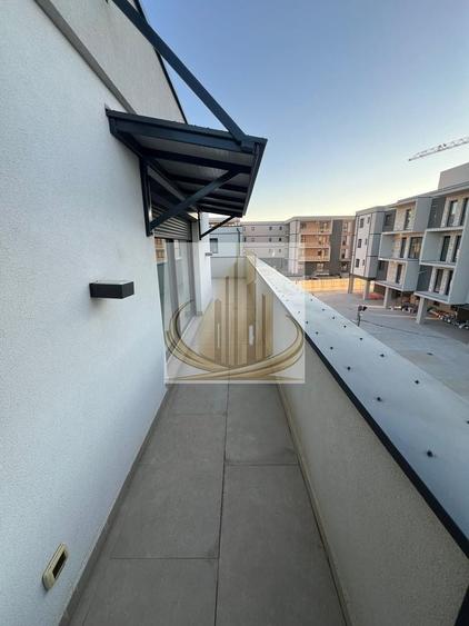 Penthouse cu 2 camere semidecomandat, mobilat în Braytim