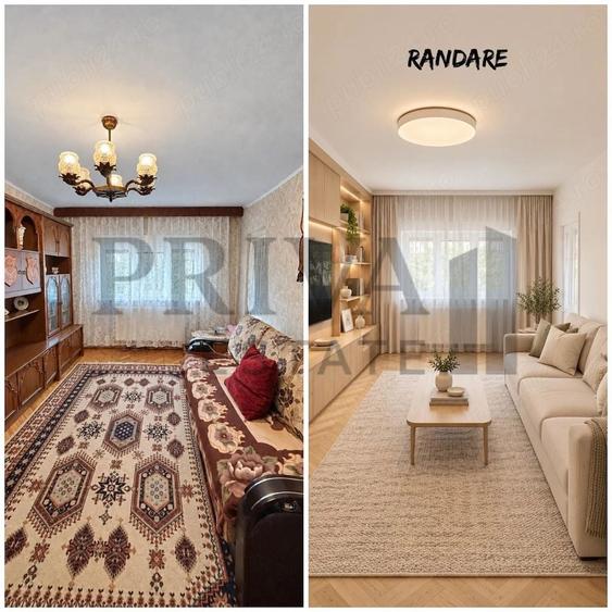 Apartament cu 3 camere decomandat, mobilat în Lipovei