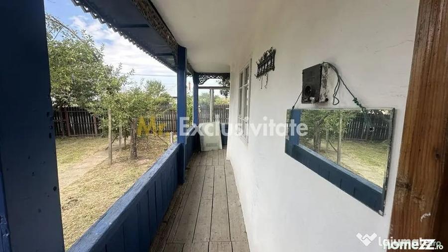 Casă cu 2 camere cu Teren 1172 Mp în Lunca