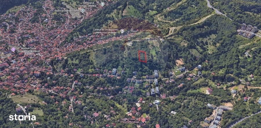 Teren de 2710 mp, în Schei
