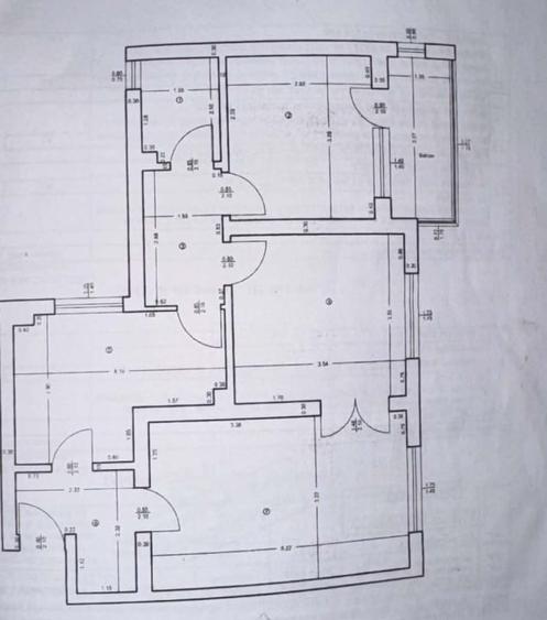 Apartament cu 3 camere circular în Gării