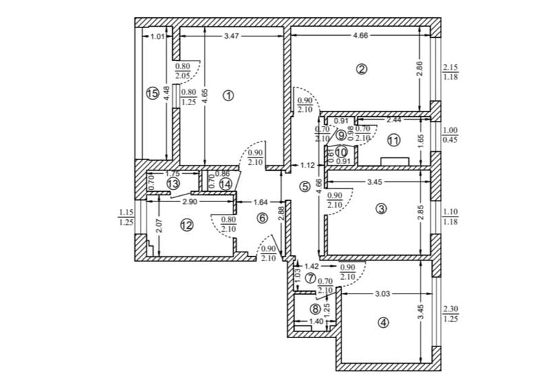 Apartament cu 4 camere decomandat în Titan