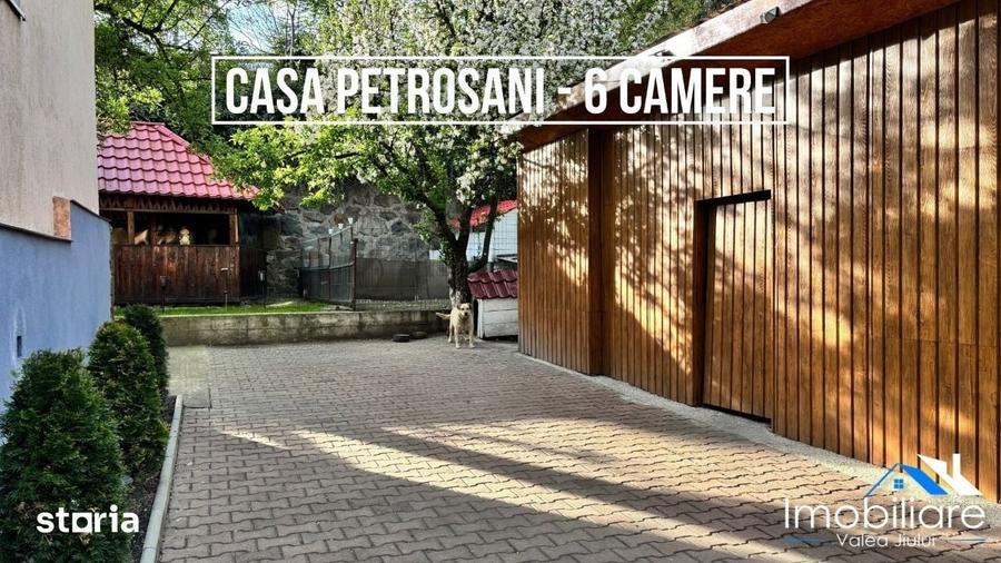 Casă cu 6 camere cu Teren 860 Mp în Petrila