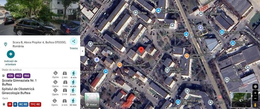 Apartament cu 2 camere decomandat în Central