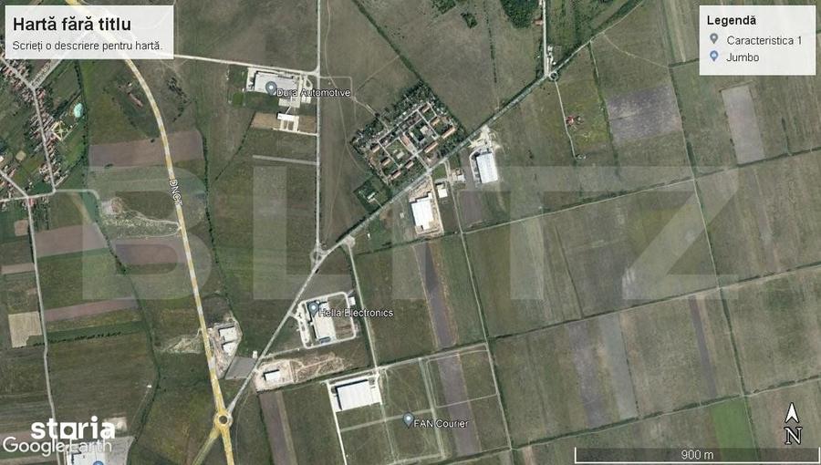 Teren de 26600 mp, în Aeroport