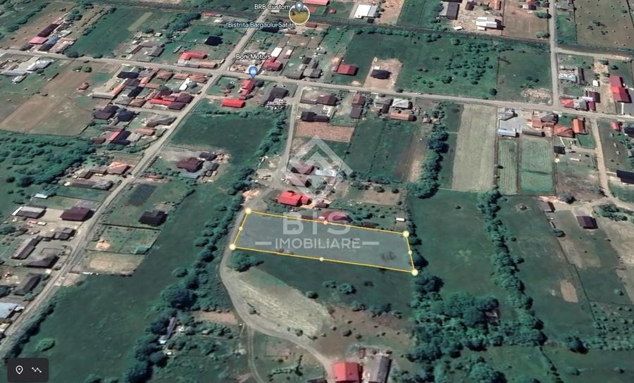 Teren Construcții intravilan de 3741 mp, în Bistrița Bârgăului