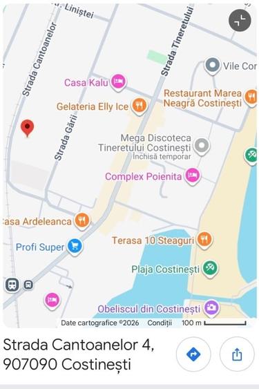 Teren Construcții intravilan de 909 mp, în Central