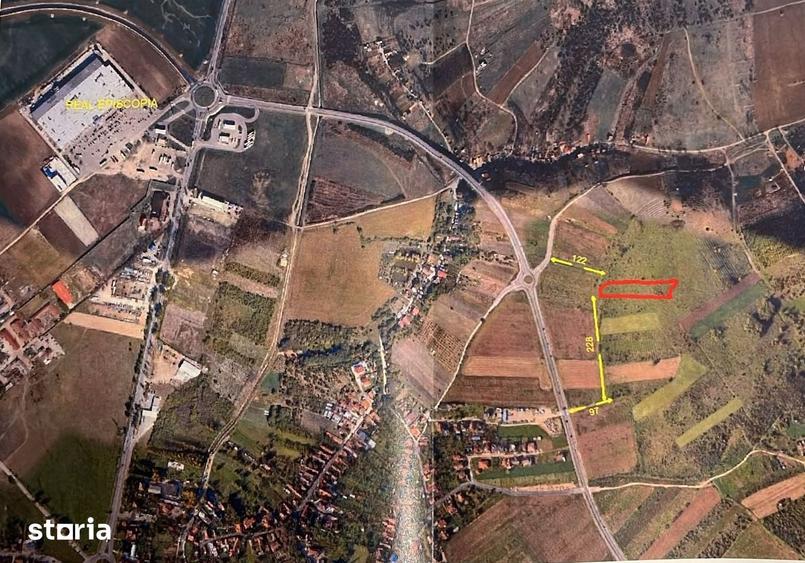 Teren de 2511 mp, în Oncea