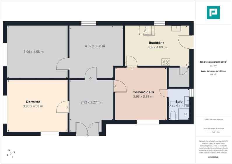 Casă cu 5 camere cu Teren 1629 Mp în Târnova