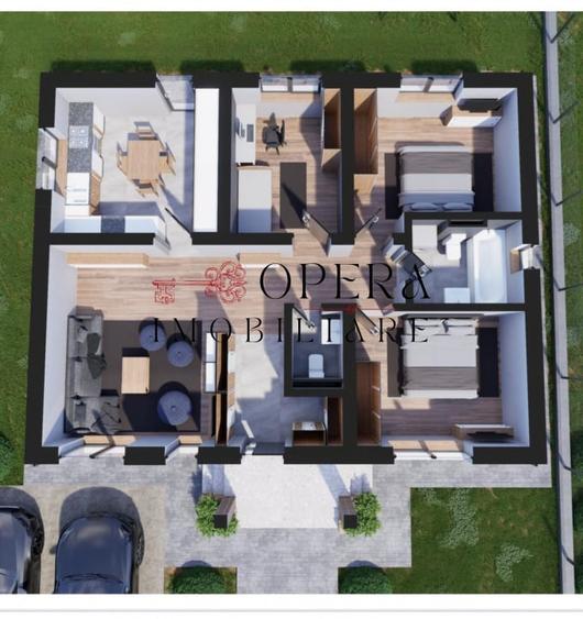Casă individuală cu 4 camere cu Teren 490 Mp în Dancu
