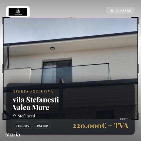 Casă cu 5 camere cu Teren 370 Mp în Ștefănești