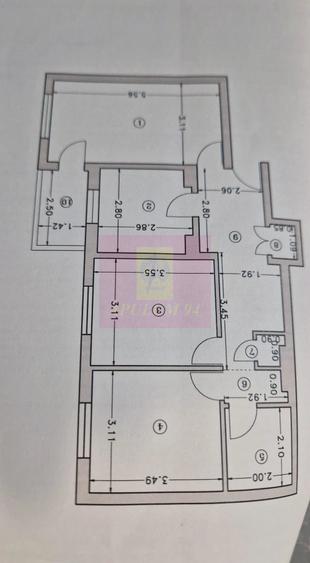 Apartament cu 3 camere decomandat în Vitan